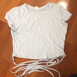 Garage Wrap Tie Crew Neck Tee